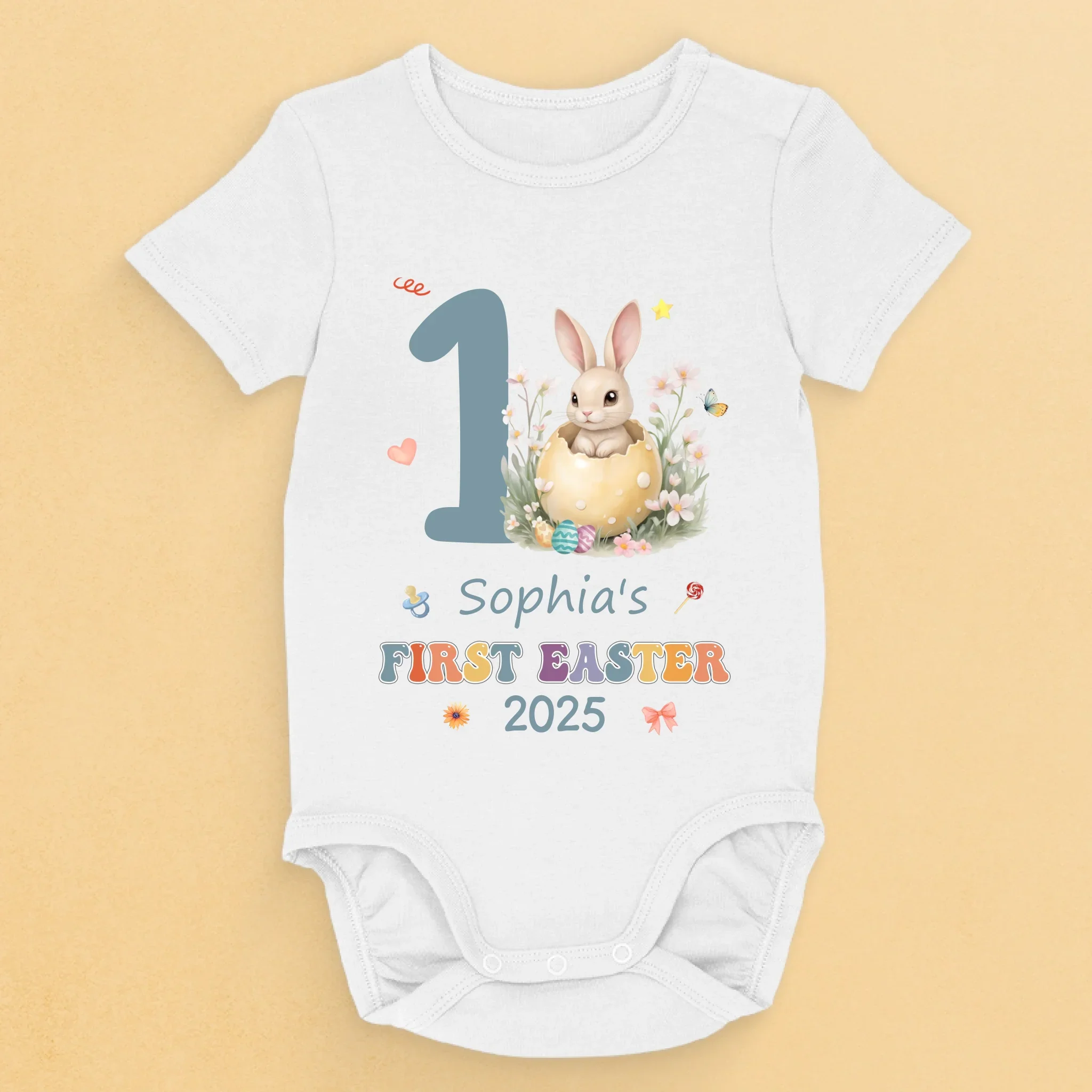 Cuteness Hatched This Easter - Family Personalized Custom Baby Onesie - Easter Gift For Baby Kids, Newborn Baby - Image 2