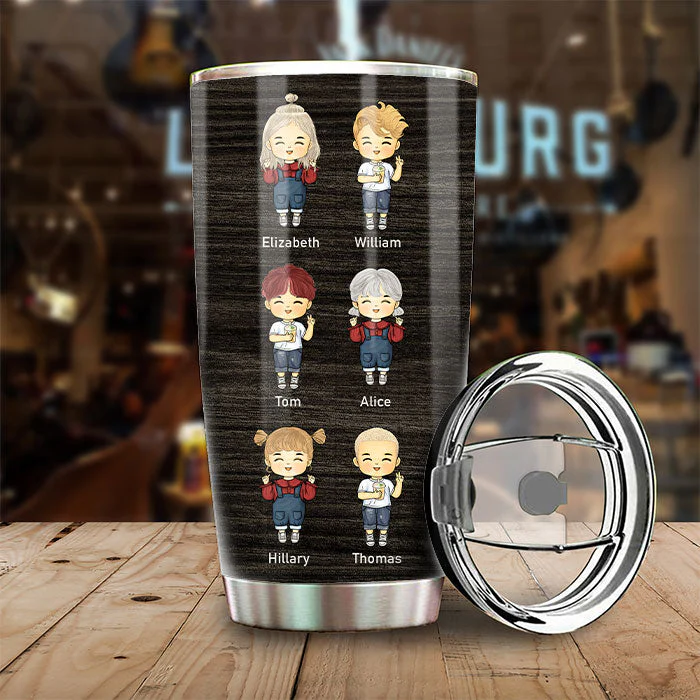 Dad Grandpa The Myth The Legend - Gift For Dad, Grandpa - Personalized Tumbler - Image 3