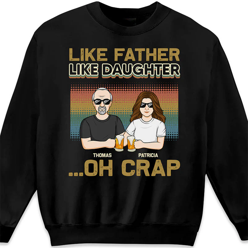 Dad My First Love My Forever Hero - Family Personalized Custom Unisex T-shirt, Hoodie, Sweatshirt - Birthday Gift For Dad - Image 4