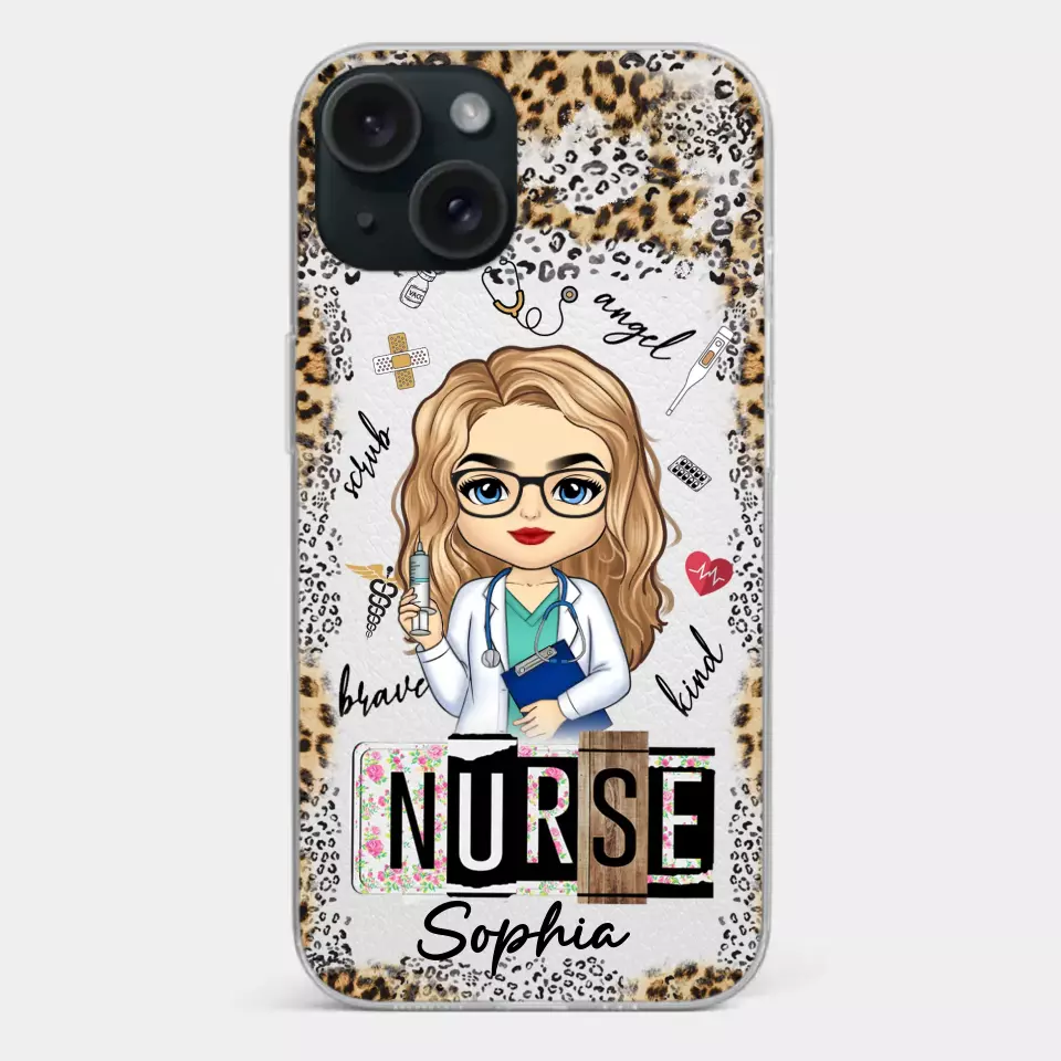 Dedicated Hands, Healing Hearts - Nurse Personalized Custom Clear Phone Case - Appreciation, Thank You Gift, Nurse Life, Doctor Life - Image 22