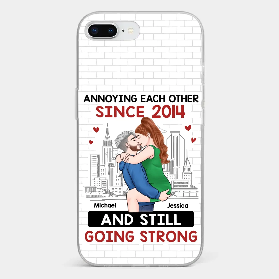 Destiny Made Us A Couple But Love Made Us Forever Together - Couple Personalized Custom Clear Phone Case - Gift For Husband Wife, Anniversary - Image 4