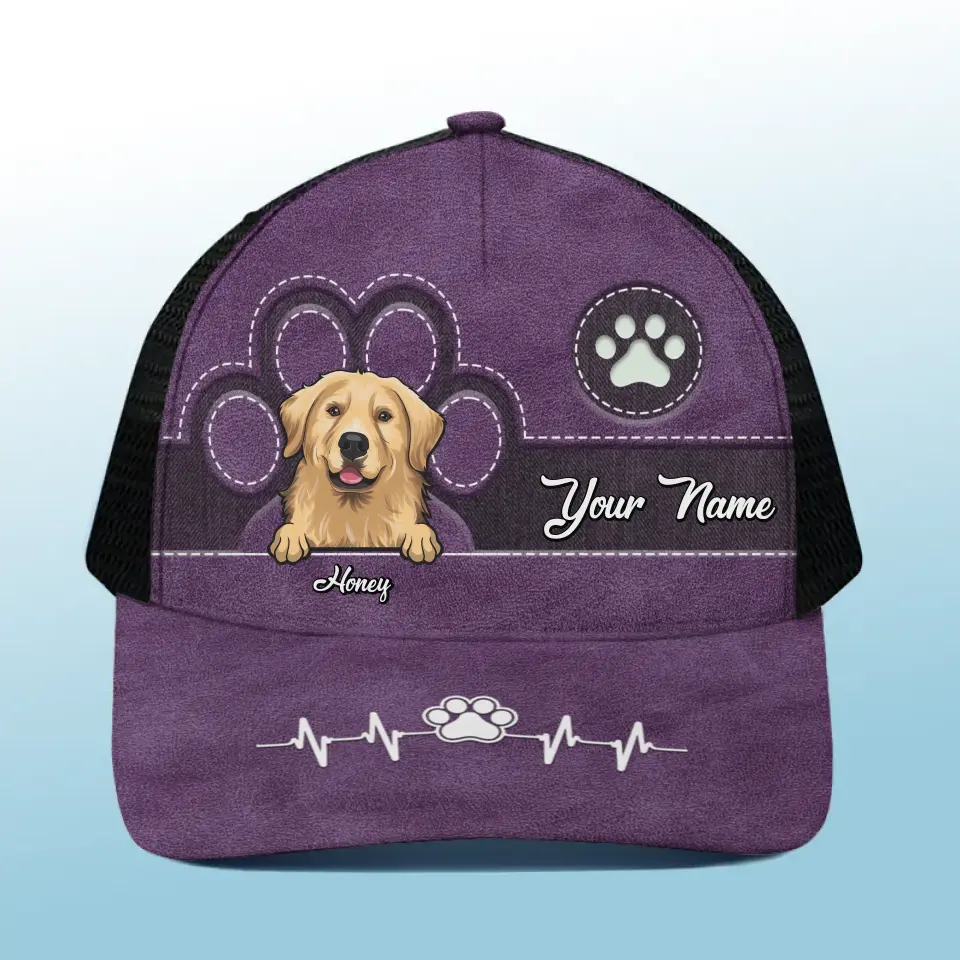 Dog Hair, Don't Care - Dog Personalized Custom Mesh-back Baseball Cap, Baseball Trucker Cap - Gift For Pet Owners, Pet Lovers - Image 3