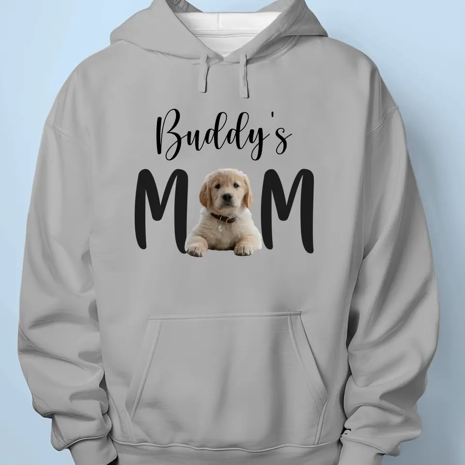 Dog Mom, Cat Mom Upload Image AMZ - New Arrival, Gift For Dog Lovers, Personalized Unisex T-Shirt - Image 2
