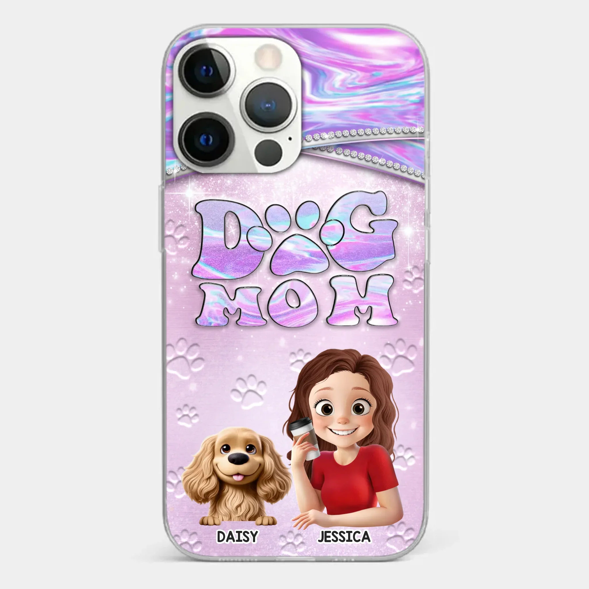 Dog Mom Mode, Always On - Dog Personalized Custom Clear Phone Case - Mother's Day, Gift For Pet Owners, Pet Lovers - Image 20