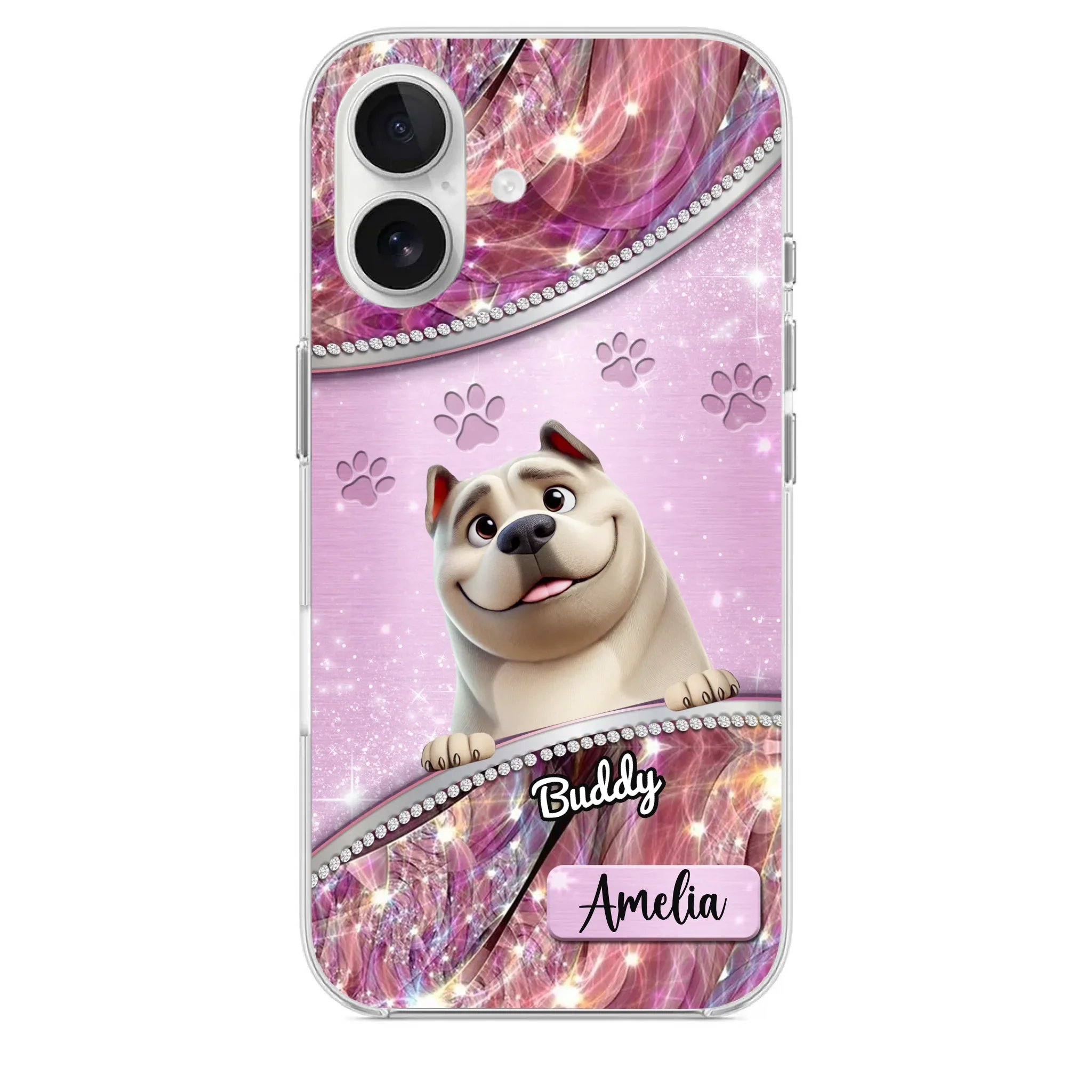Dog Mom’s Favorite Companion - Dog Personalized Custom Clear Phone Case - Gift For Pet Owners, Pet Lovers - Image 28