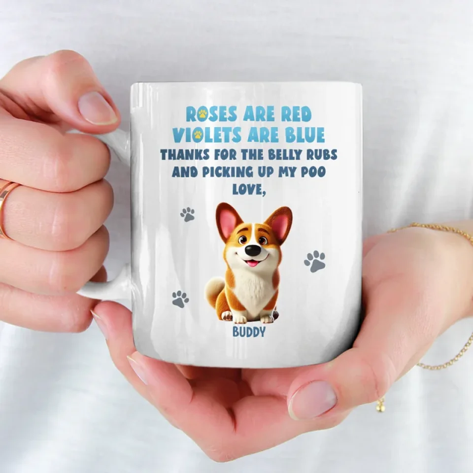 Dogs Are Family - Dog Personalized Custom Mug - Gift For Pet Owners, Pet Lovers - Image 3