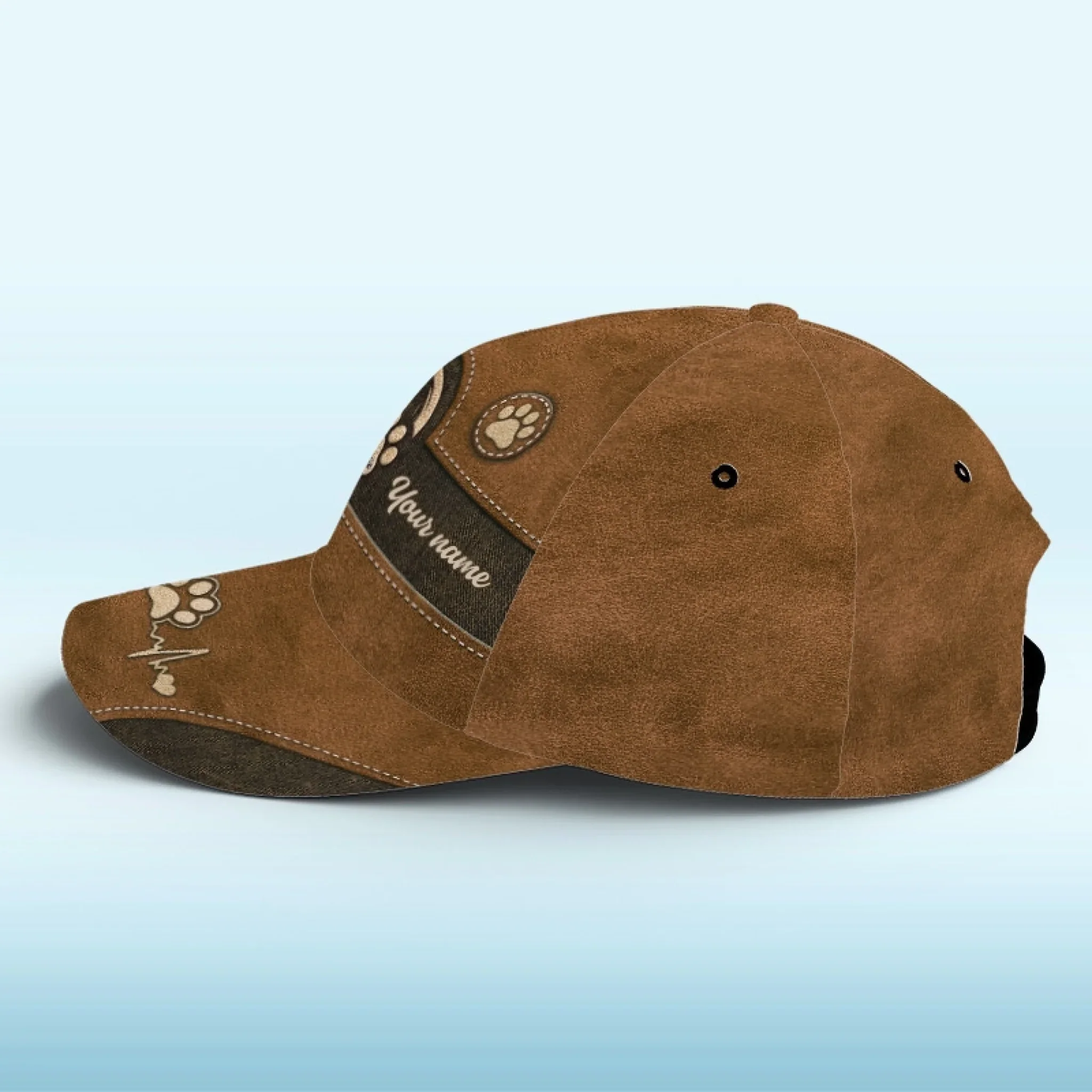 Dogs Are Like Humans, Only Without The Flaws - Dog Personalized Custom Hat, All Over Print Classic Cap - Father's Day, Gift For Pet Owners, Pet Lovers - Image 4