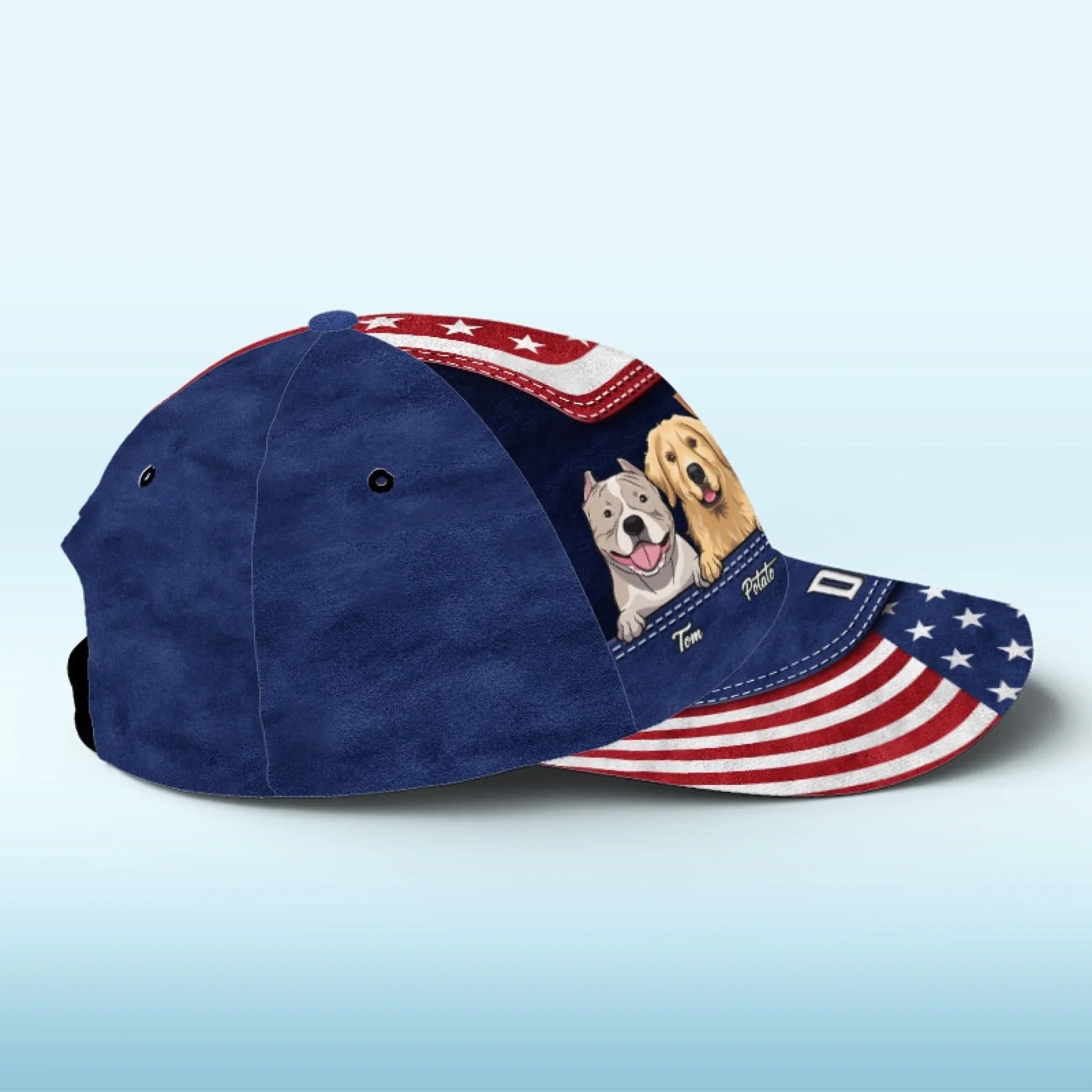 Dogs Have Given Us Their Absolute All - Dog Personalized Custom Hat, All Over Print Classic Cap - Father's Day, Gift For Pet Owners, Pet Lovers - Image 3