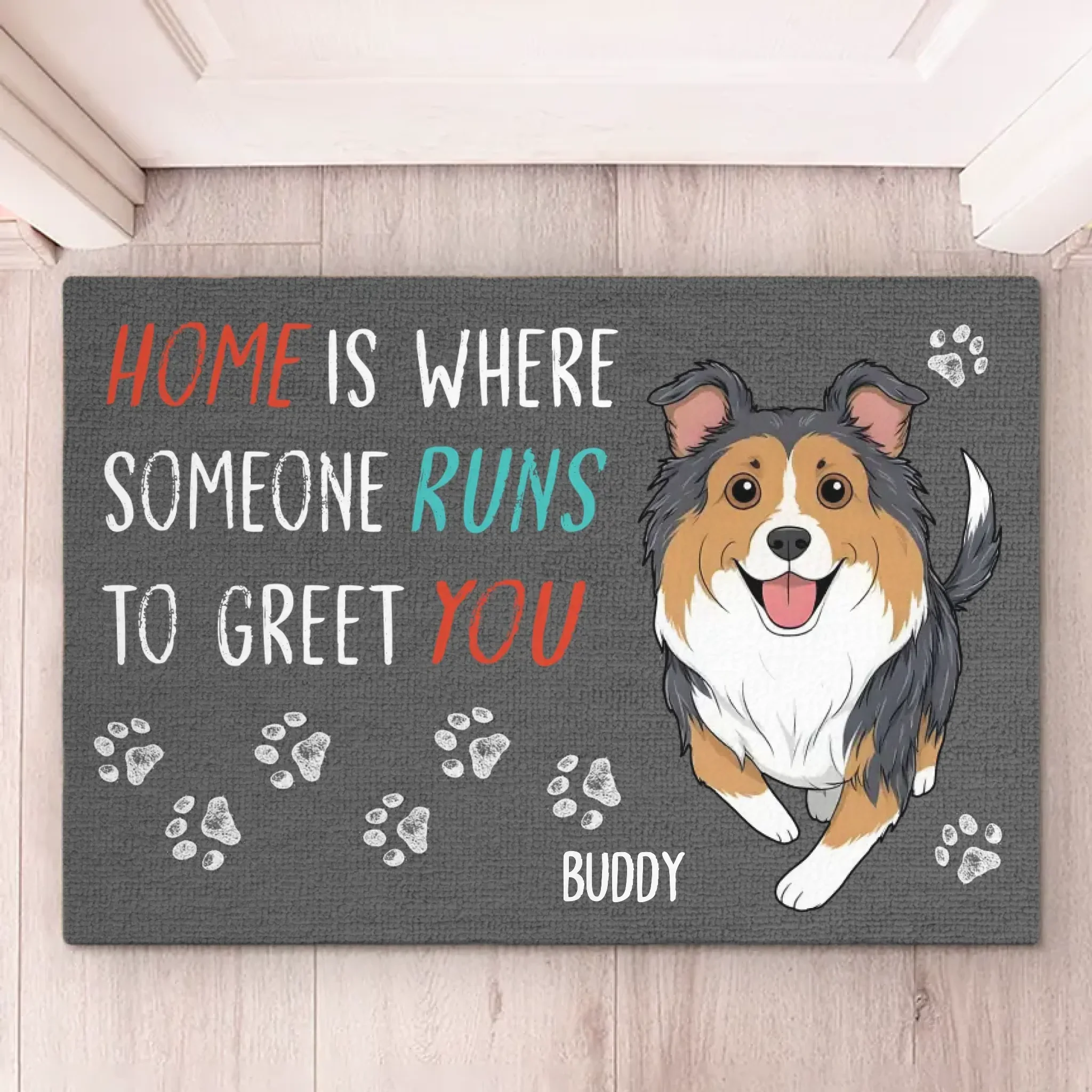 Dogs Make Everything Better - Dog Personalized Custom Home Decor Decorative Mat - House Warming Gift For Pet Owners, Pet Lovers - Image 2