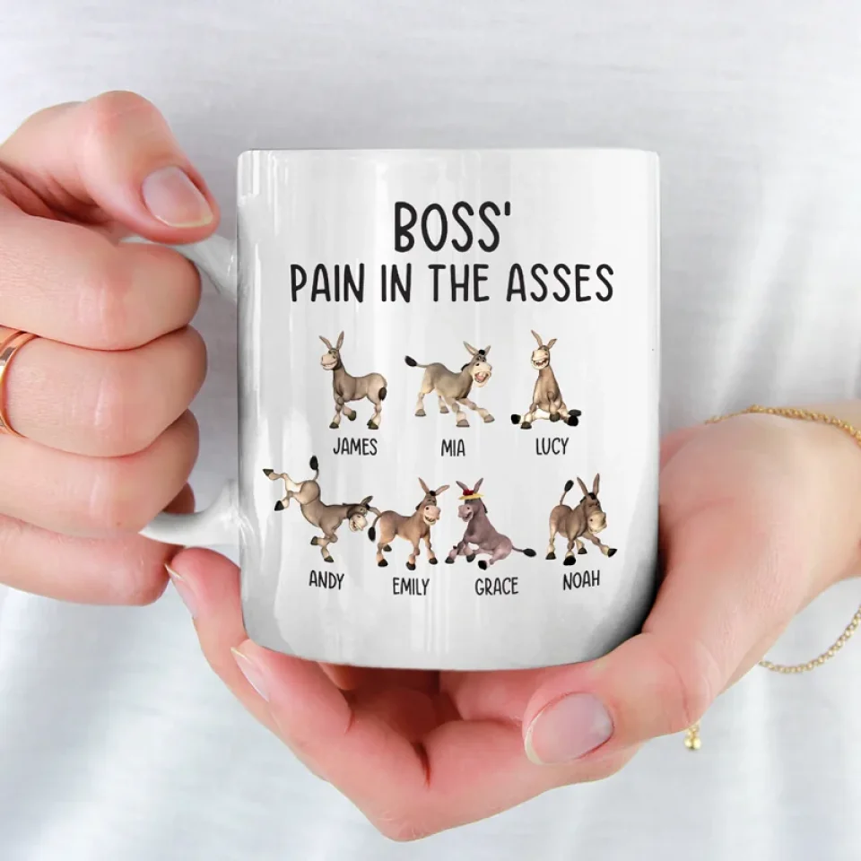 Donkeys Need Carrots, Not Complaints - Coworker Personalized Custom Mug - Gift For Coworkers, Work Friends, Colleagues, Family Members - Image 3