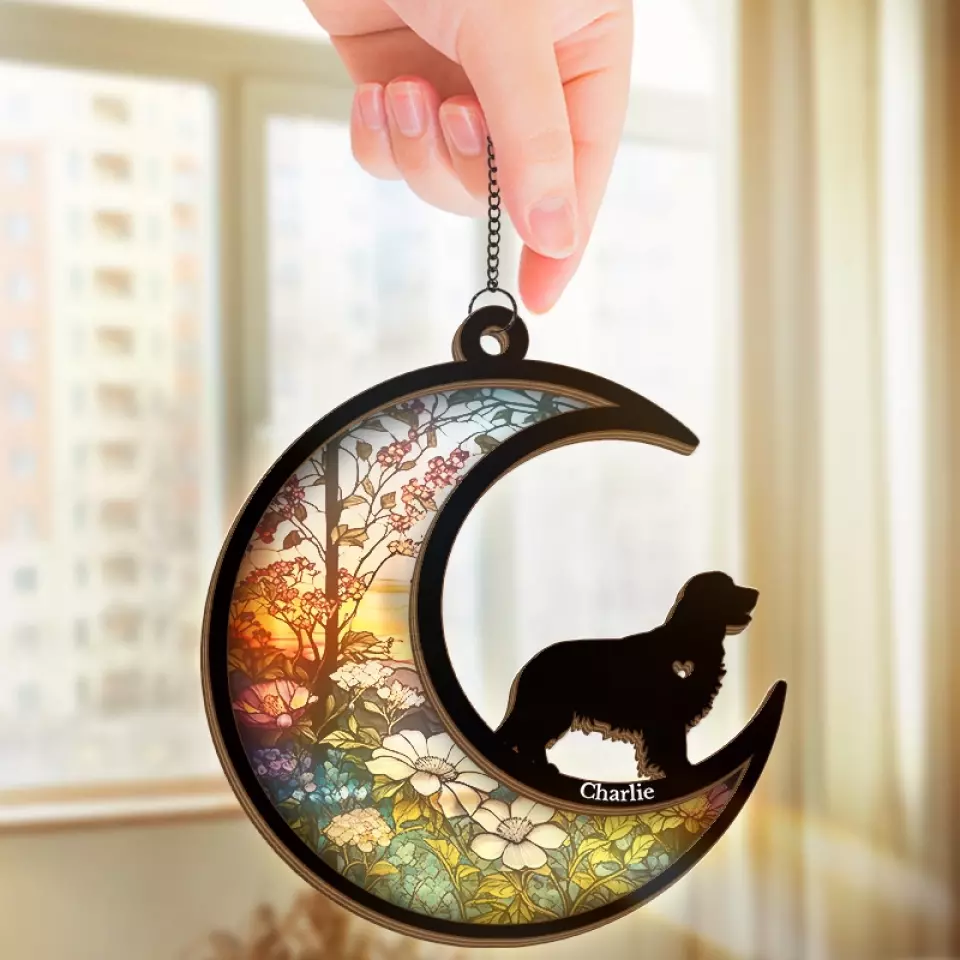 Don’t Cry Because It Is Over - Memorial Personalized Window Hanging Suncatcher - Sympathy Gift For Pet Owners, Pet Lovers - Image 3