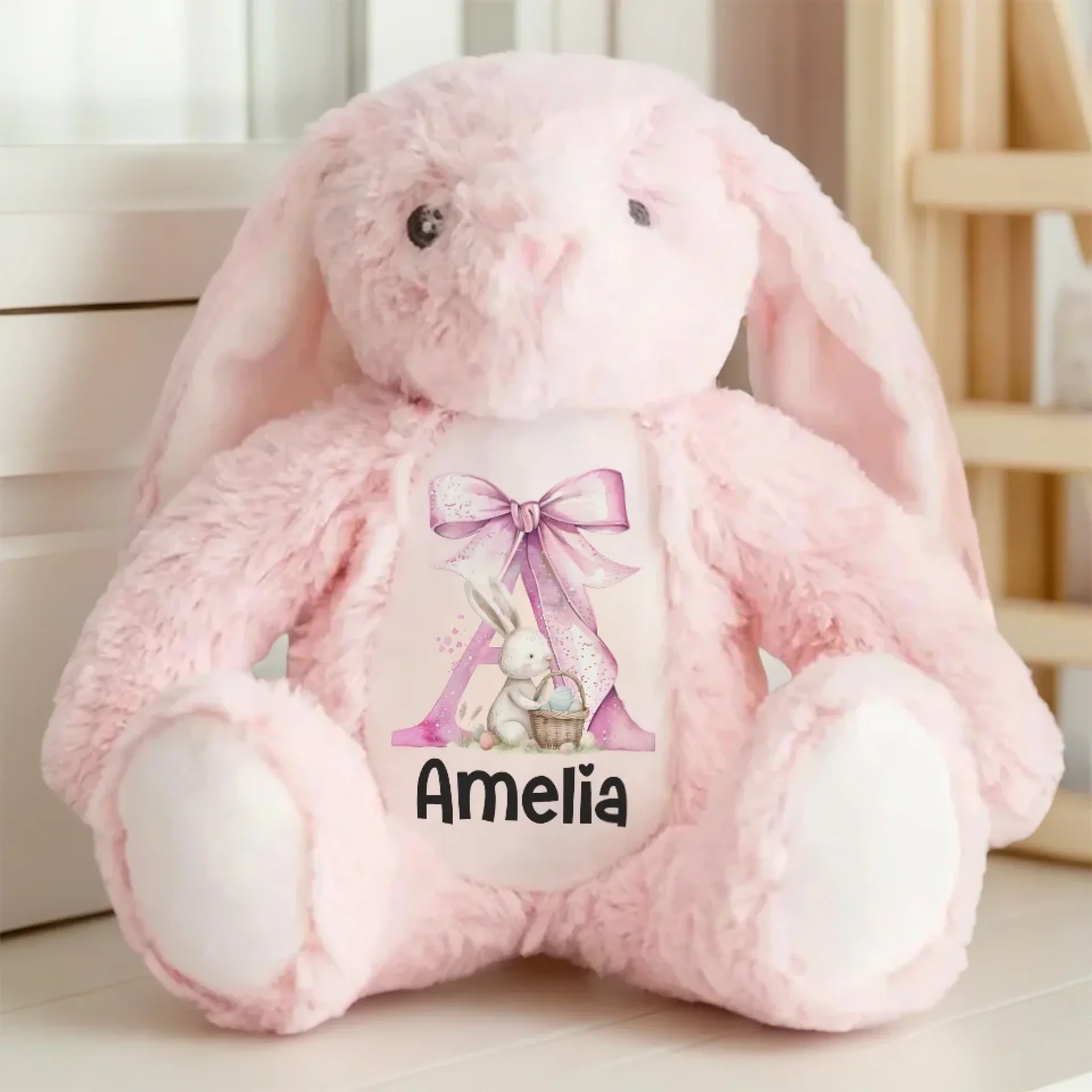 Easter Joy And Blessings From Above - Family Personalized Custom Easter Bunny Plush - Easter Gift For Family Members - Image 7