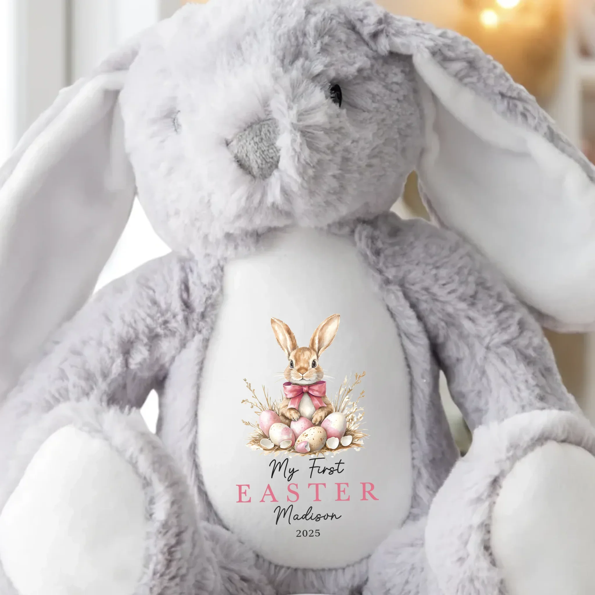 Easter Magic & Bunny Dreams - Family Personalized Custom Easter Bunny Plush - Easter Gift For Baby Kids, Newborn Baby - Image 5