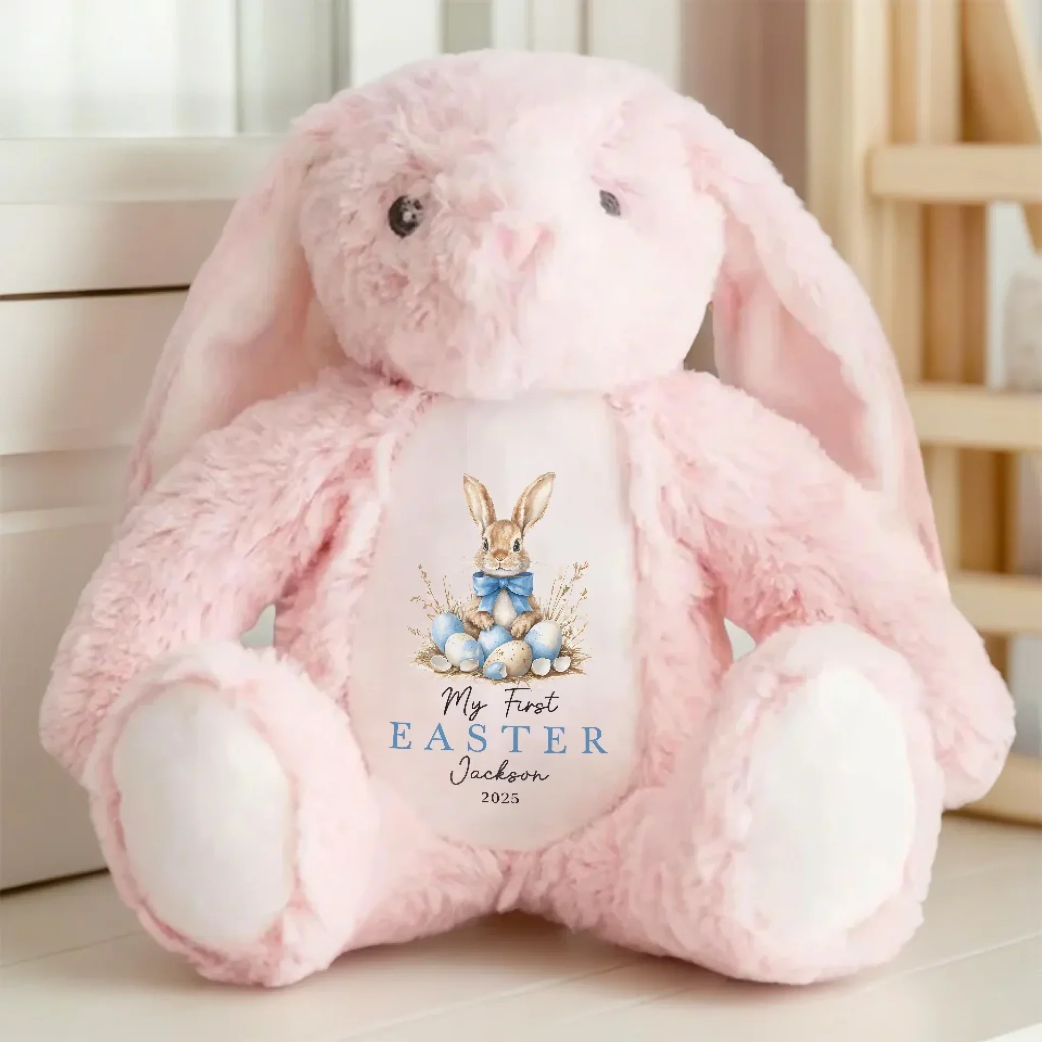 Easter Magic & Bunny Dreams - Family Personalized Custom Easter Bunny Plush - Easter Gift For Baby Kids, Newborn Baby - Image 7