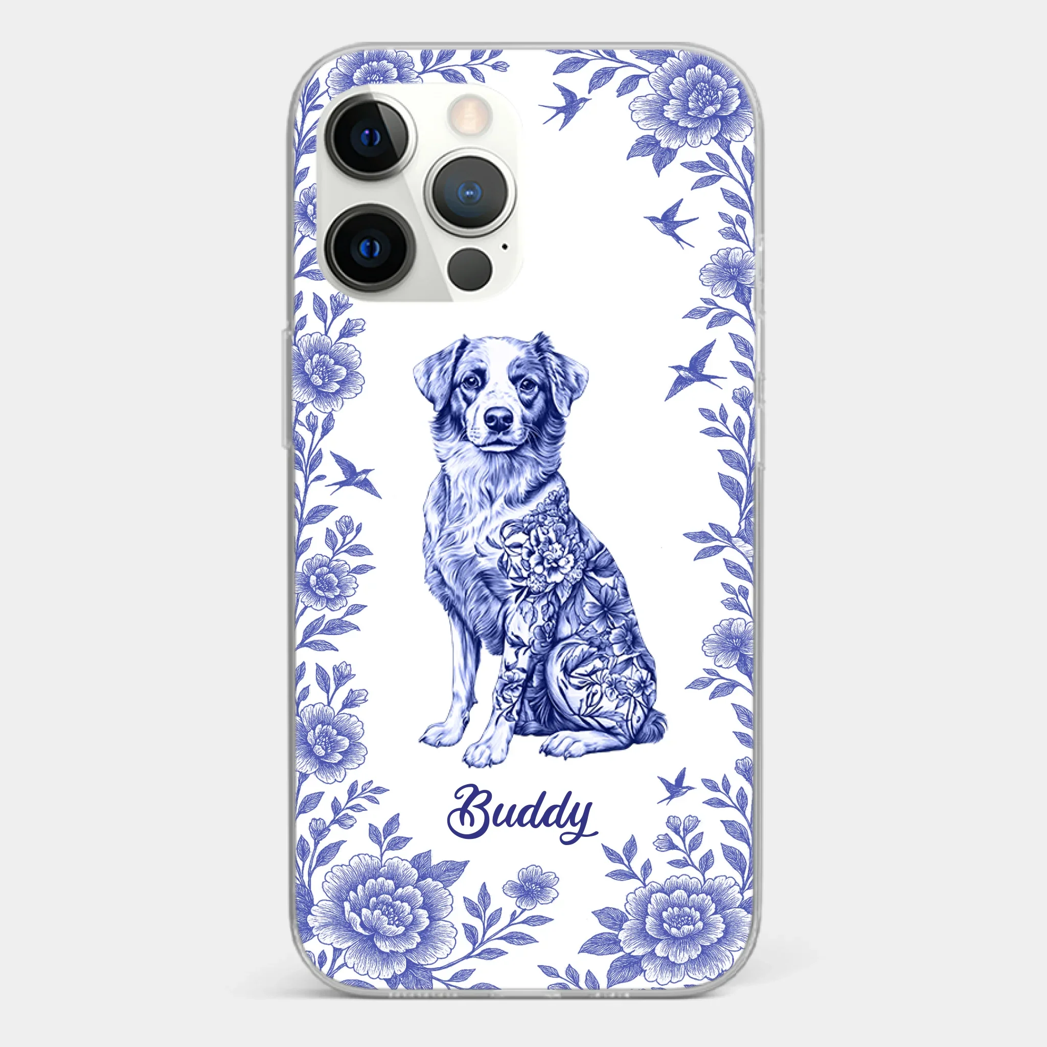 Elegance In Bloom, Love In Fur - Dog Personalized Custom Clear Phone Case - Gift For Pet Owners, Pet Lovers - Image 11