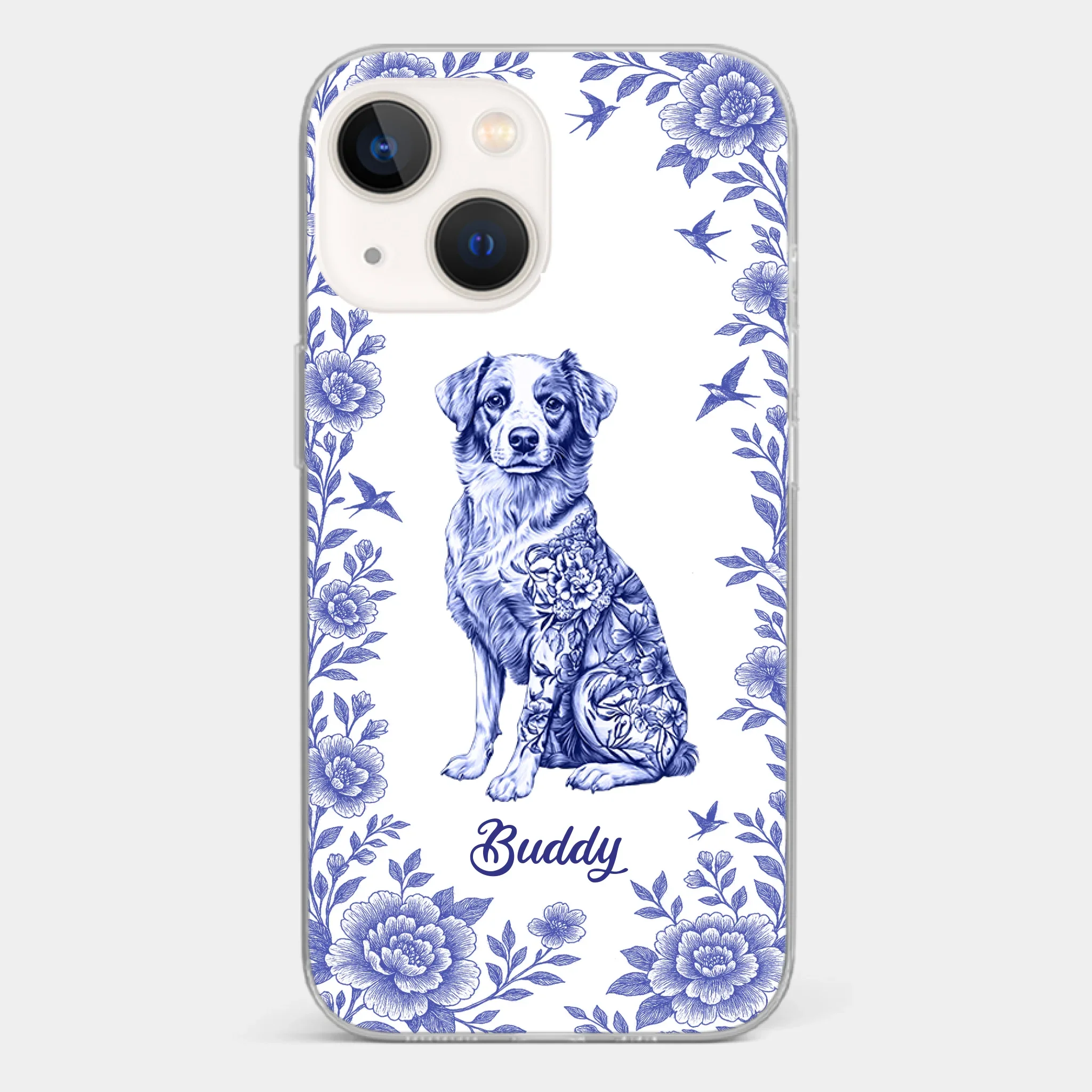 Elegance In Bloom, Love In Fur - Dog Personalized Custom Clear Phone Case - Gift For Pet Owners, Pet Lovers - Image 13