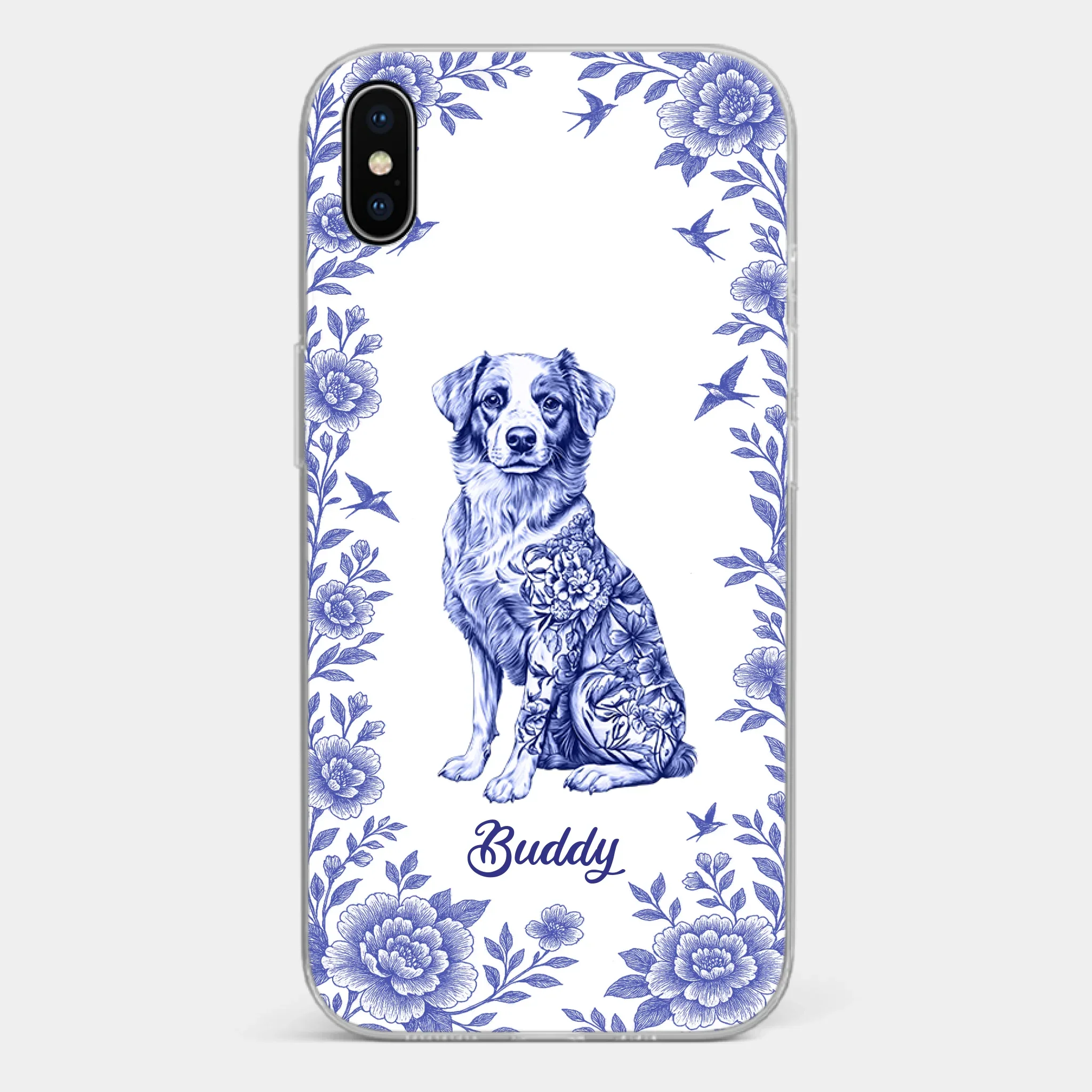 Elegance In Bloom, Love In Fur - Dog Personalized Custom Clear Phone Case - Gift For Pet Owners, Pet Lovers - Image 24