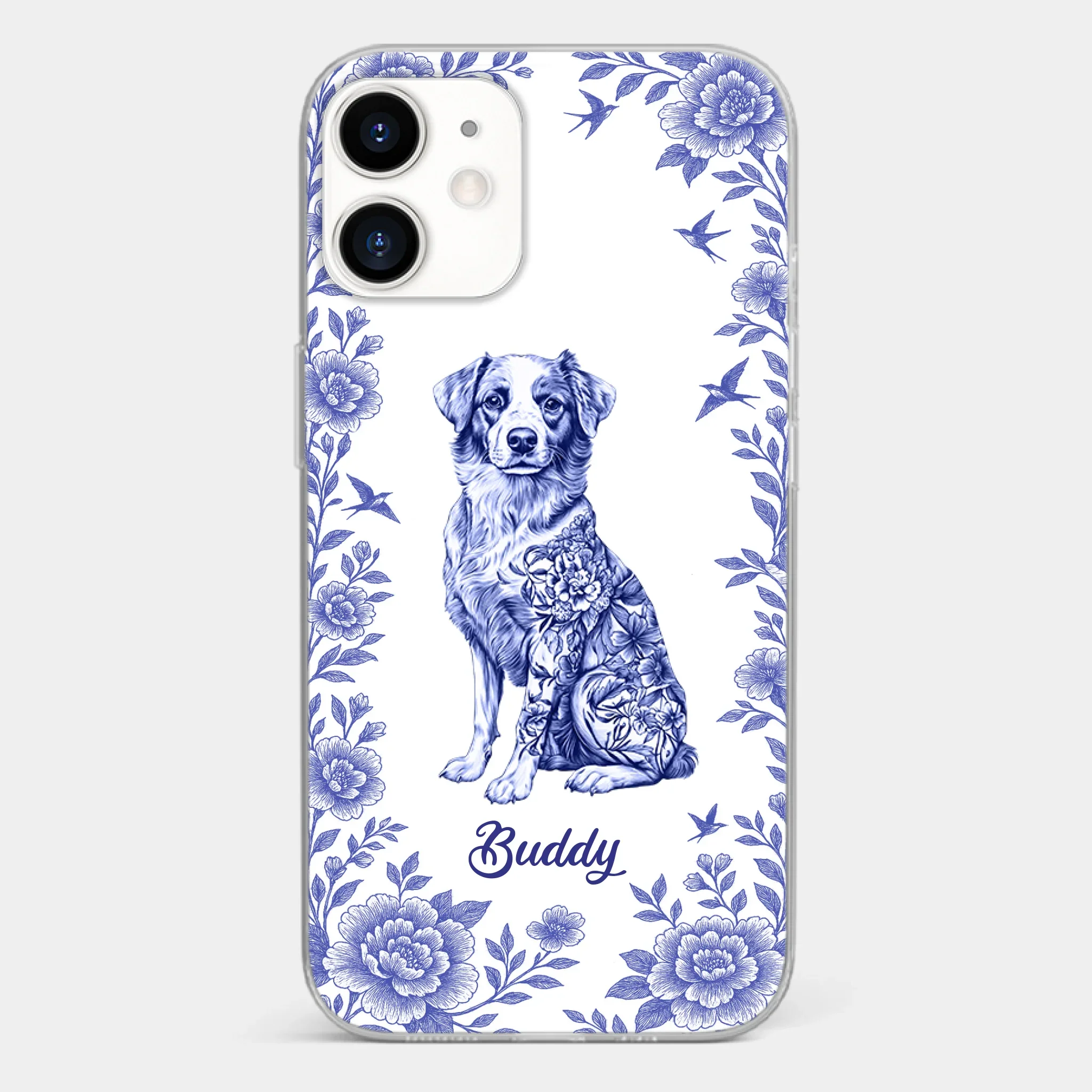 Elegance In Bloom, Love In Fur - Dog Personalized Custom Clear Phone Case - Gift For Pet Owners, Pet Lovers - Image 9