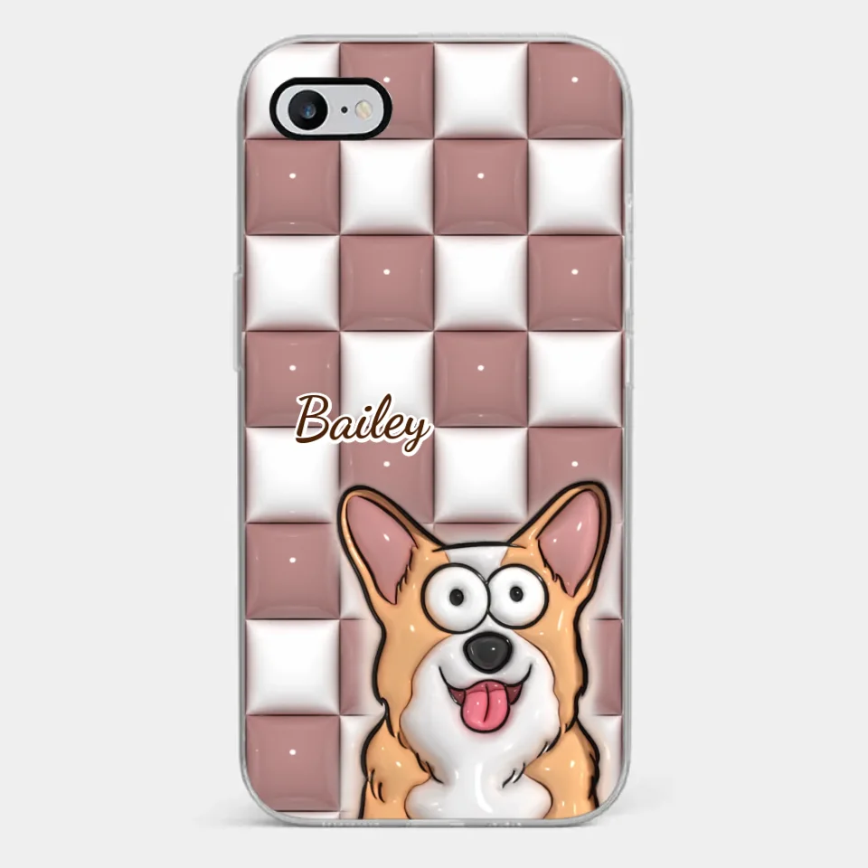 Embracing The Purrfection Of Life - Dog & Cat Personalized Custom 3D Inflated Effect Printed Clear Phone Case - Gift For Pet Owners, Pet Lovers - Image 2