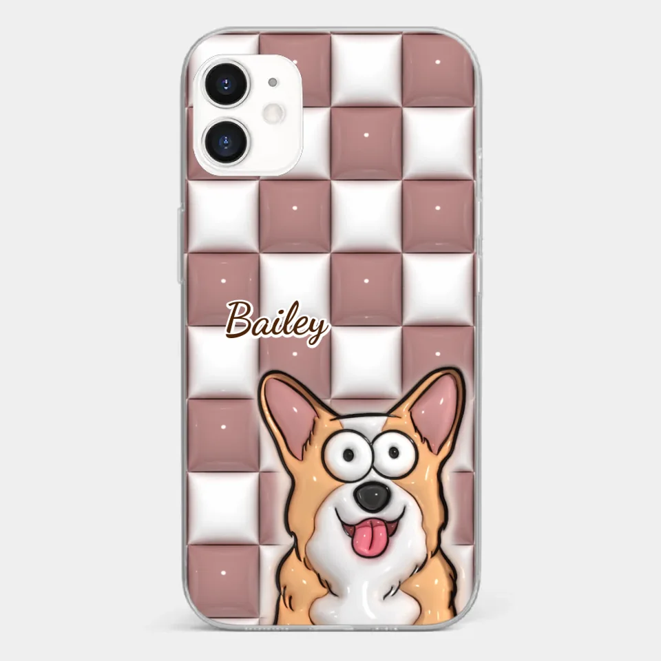 Embracing The Purrfection Of Life - Dog & Cat Personalized Custom 3D Inflated Effect Printed Clear Phone Case - Gift For Pet Owners, Pet Lovers - Image 6