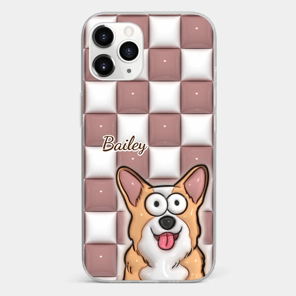 Embracing The Purrfection Of Life - Dog & Cat Personalized Custom 3D Inflated Effect Printed Clear Phone Case - Gift For Pet Owners, Pet Lovers - Image 8