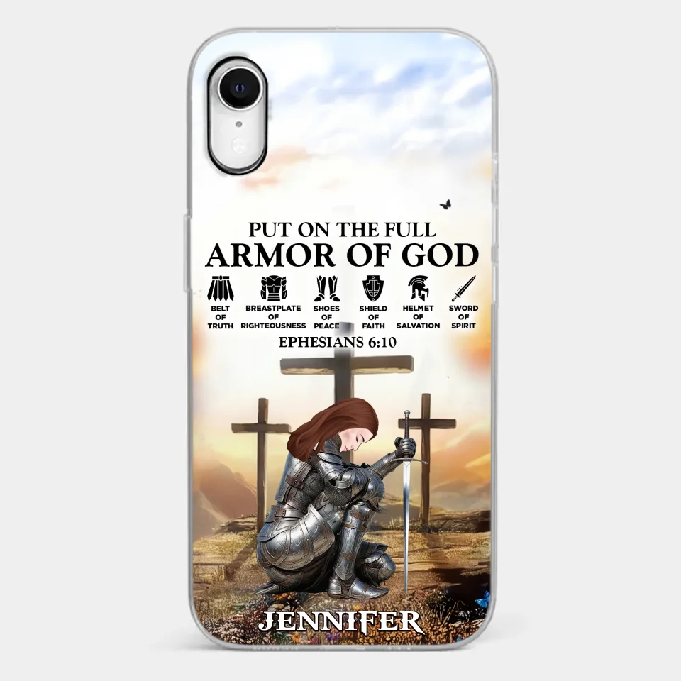 Ephesians 6 10 - Family Personalized Custom Clear Phone Case - Gift For Yourself, Best Friends, Siblings, Family Members - Image 25