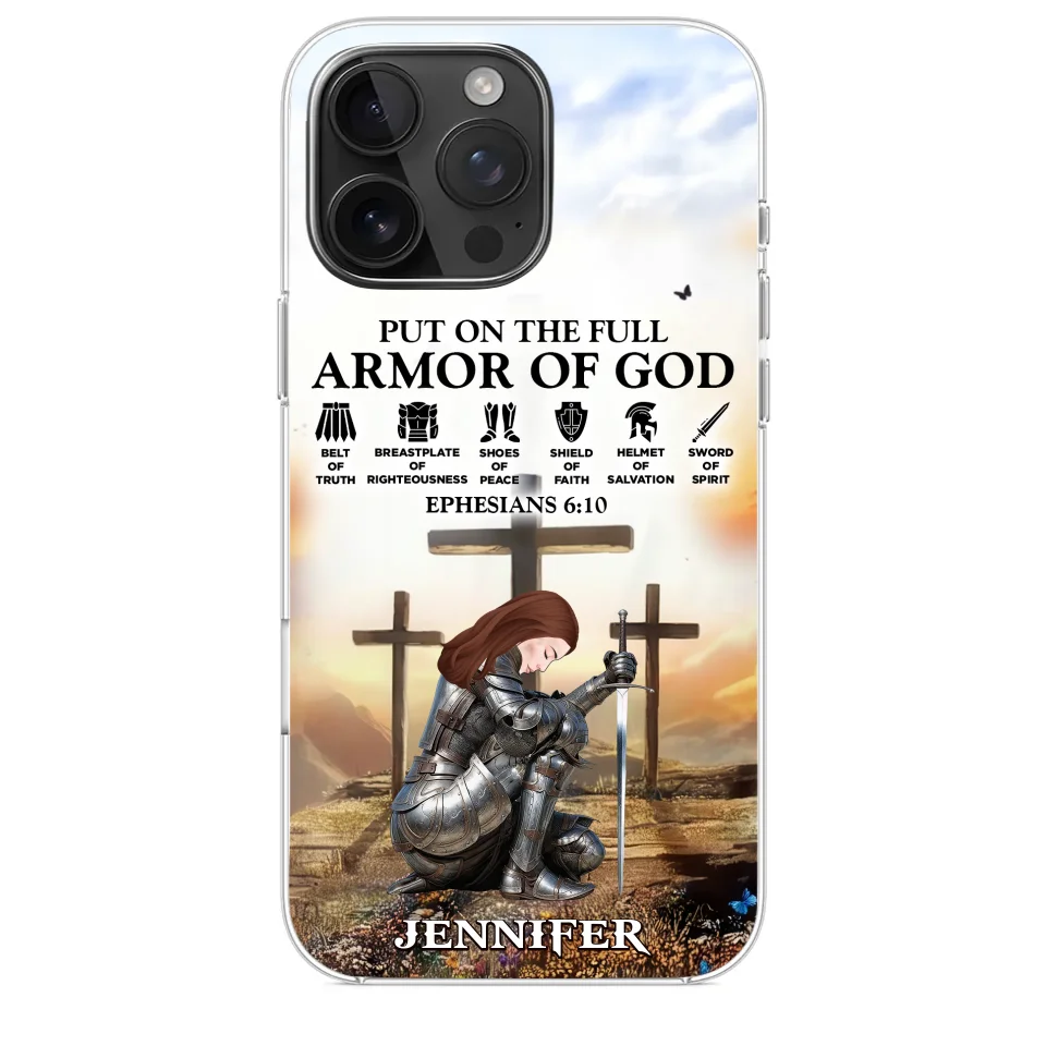 Ephesians 6 10 - Family Personalized Custom Clear Phone Case - Gift For Yourself, Best Friends, Siblings, Family Members - Image 31