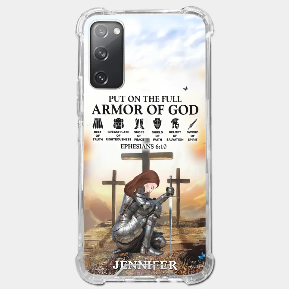 Ephesians 6 10 - Family Personalized Custom Clear Phone Case - Gift For Yourself, Best Friends, Siblings, Family Members - Image 37