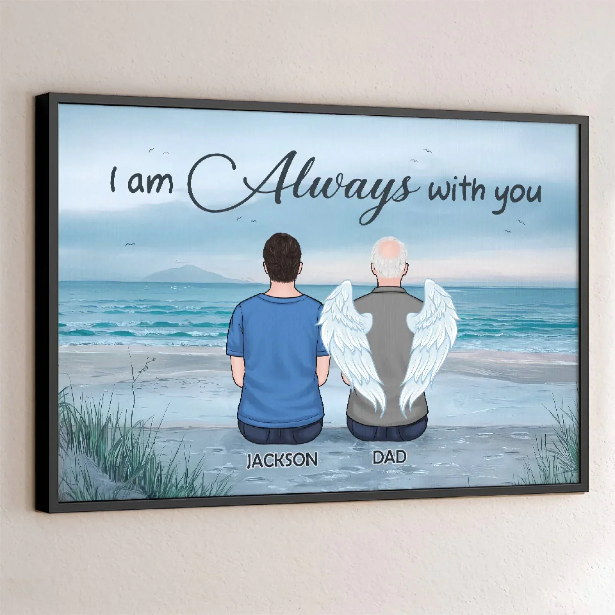 Every Day With You Is A Gift - Memorial Personalized Custom Horizontal Poster - Sympathy Gift For Family Members