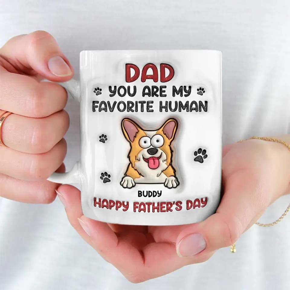 Every Dog Deserves A Loving Home - Dog Personalized Custom 3D Inflated Effect Printed Mug - Gift For Pet Owners, Pet Lovers - Image 3