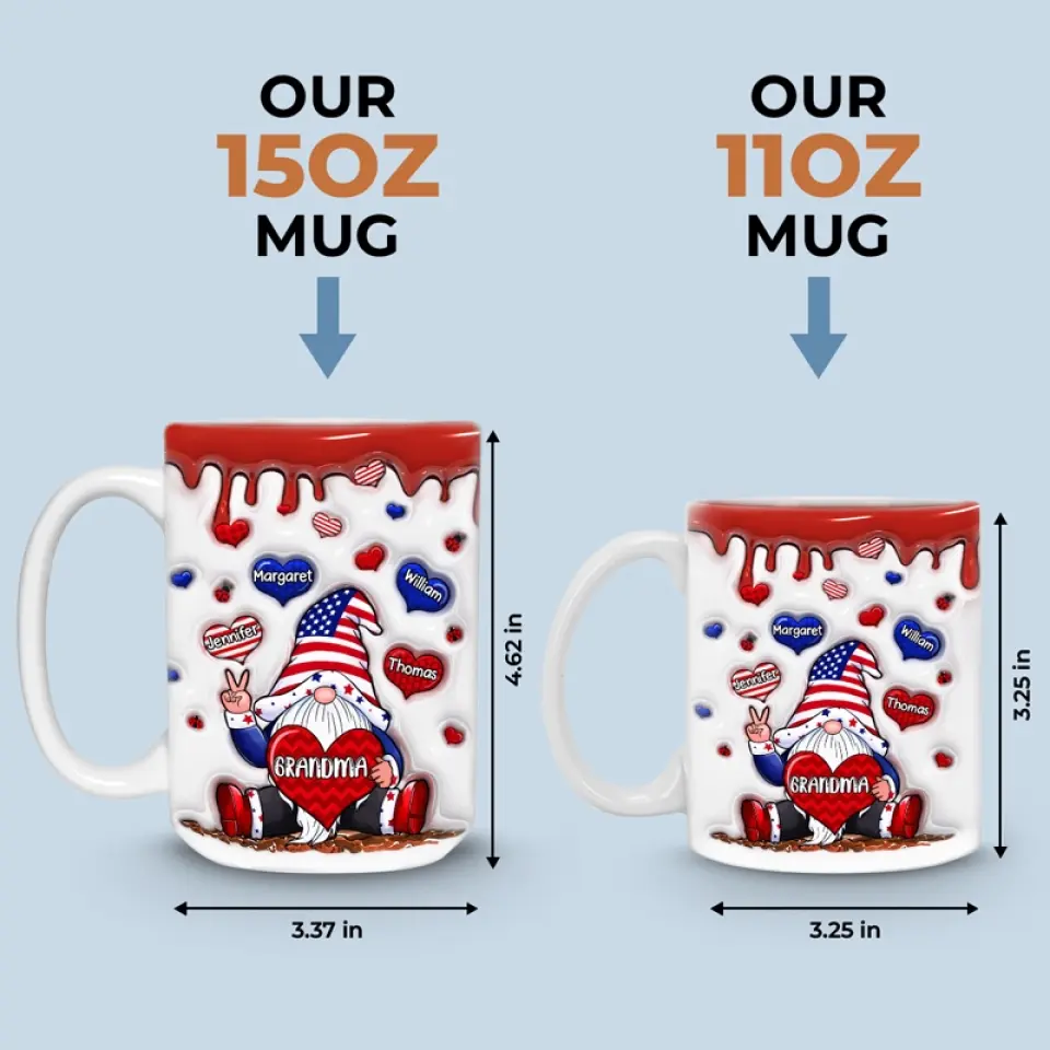 Every House Needs A Grandmother In It - Family Personalized Custom 3D Inflated Effect Printed Mug - Gift For Mom, Grandma - Image 5