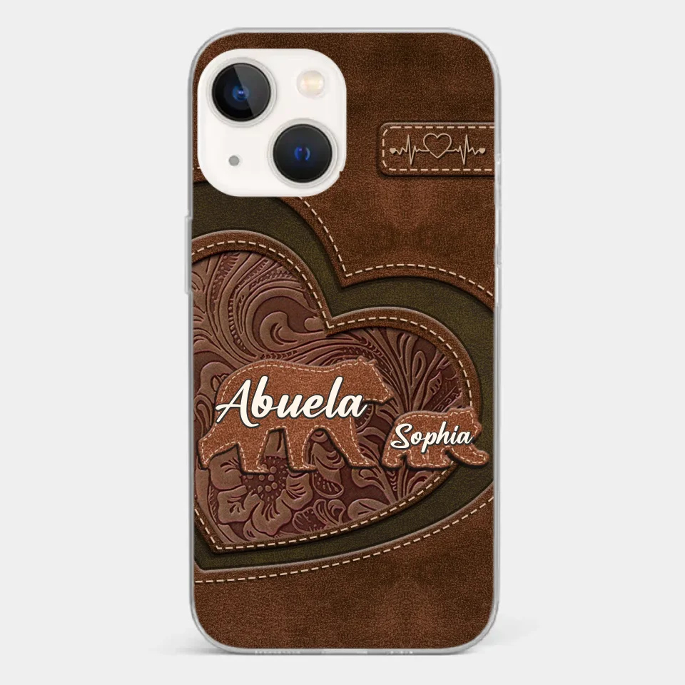 Every Hug From Grandma Felt Like Coming Home - Family Personalized Custom Clear Phone Case - Gift For Mom, Grandma - Image 14