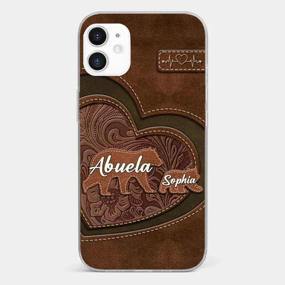 Every Hug From Grandma Felt Like Coming Home - Family Personalized Custom Clear Phone Case - Gift For Mom, Grandma - Image 6