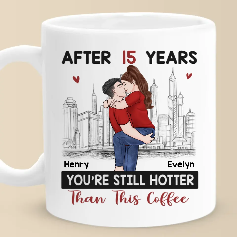 Every Kiss Holds A Promise That Time Cannot Break - Couple Personalized Custom Mug - Christmas Gift For Husband Wife, Anniversary - Image 2