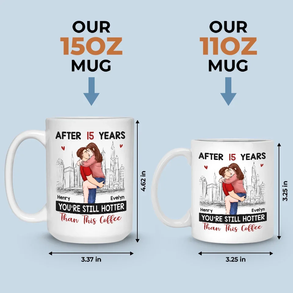 Every Kiss Holds A Promise That Time Cannot Break - Couple Personalized Custom Mug - Christmas Gift For Husband Wife, Anniversary - Image 5