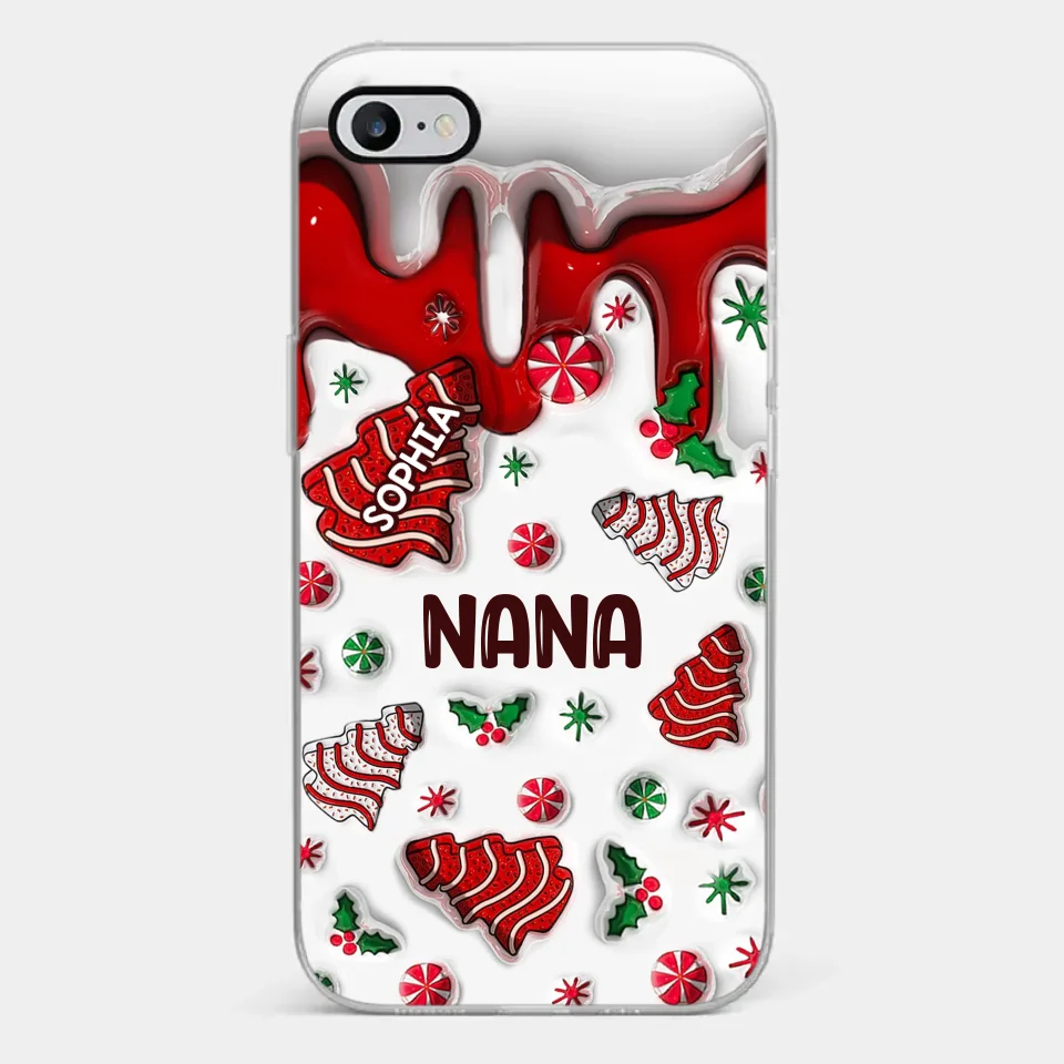 Every Memory With Grandma Is A Treasure - Family Personalized Custom 3D Inflated Effect Printed Clear Phone Case - Christmas Gift For Grandma - Image 23