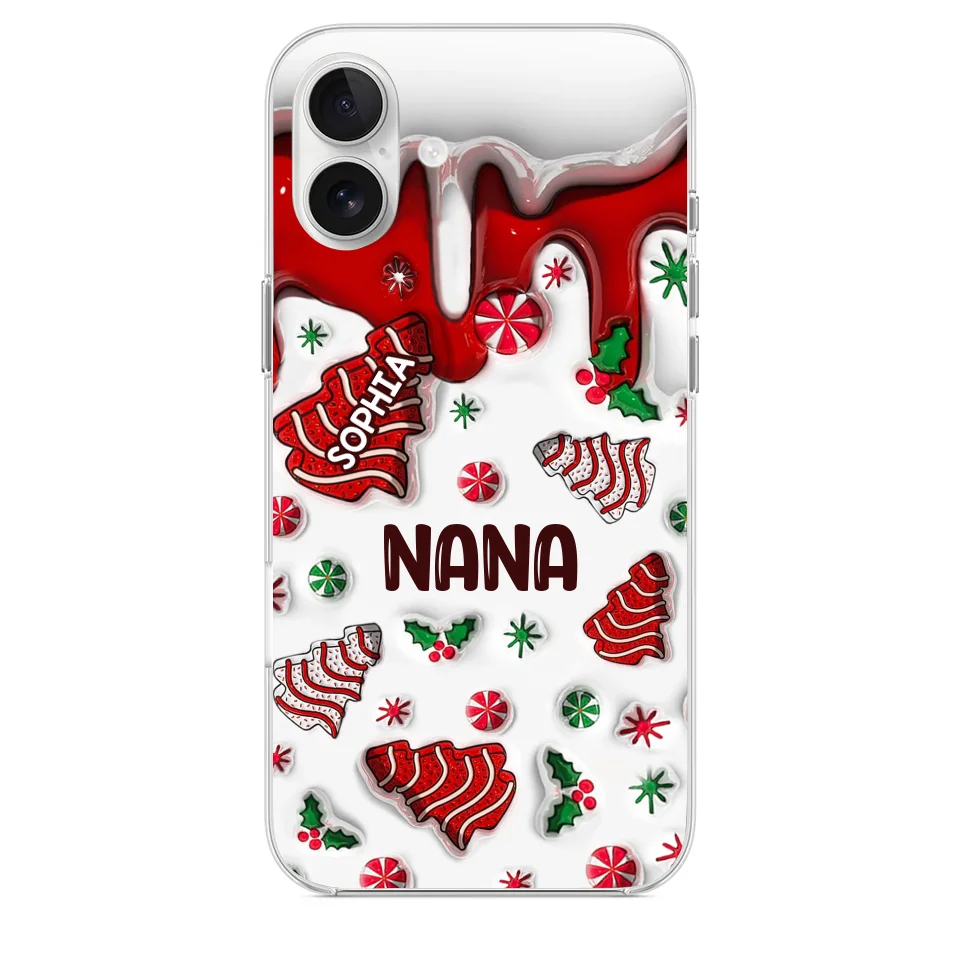 Every Memory With Grandma Is A Treasure - Family Personalized Custom 3D Inflated Effect Printed Clear Phone Case - Christmas Gift For Grandma - Image 32
