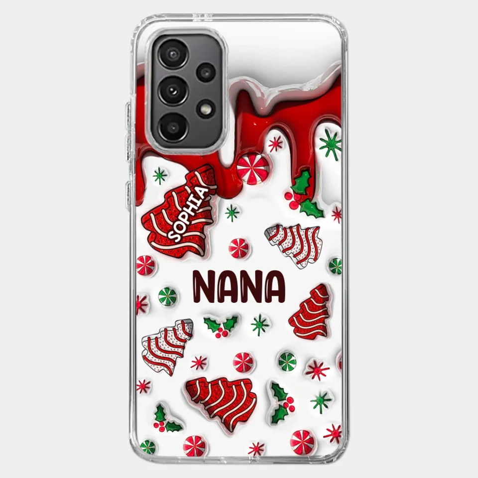 Every Memory With Grandma Is A Treasure - Family Personalized Custom 3D Inflated Effect Printed Clear Phone Case - Christmas Gift For Grandma - Image 36
