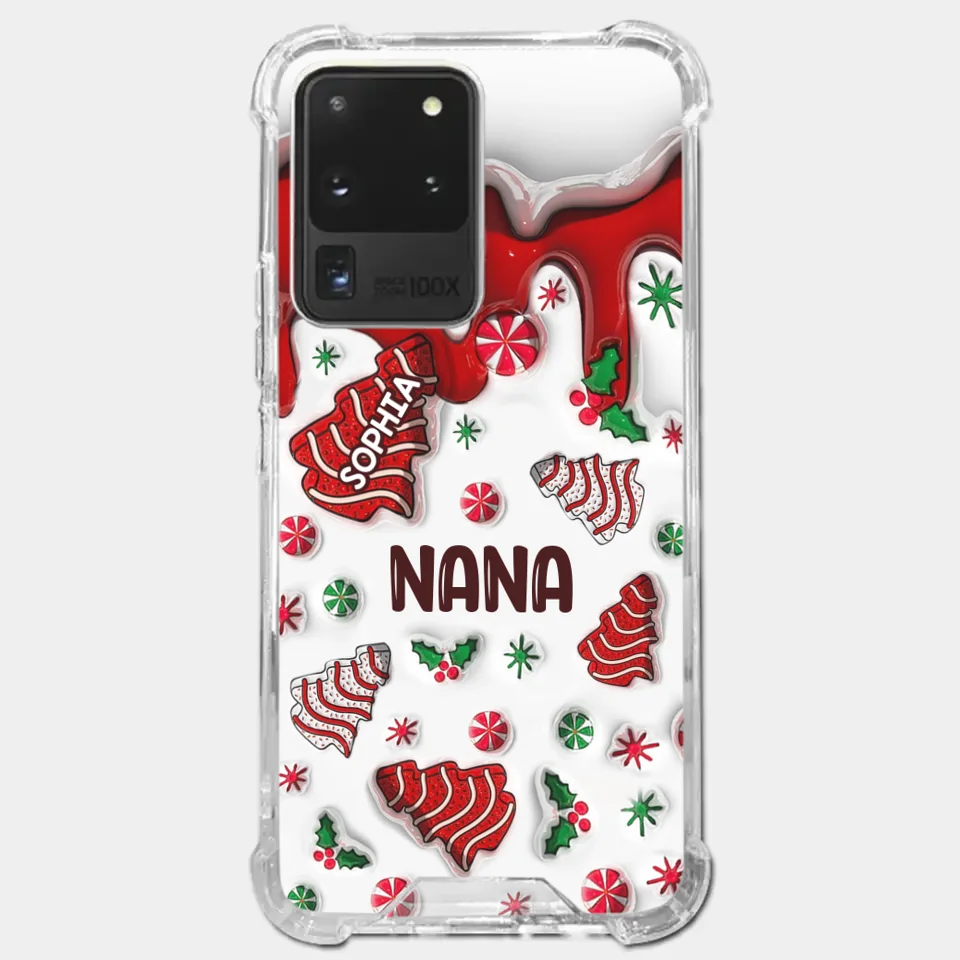 Every Memory With Grandma Is A Treasure - Family Personalized Custom 3D Inflated Effect Printed Clear Phone Case - Christmas Gift For Grandma - Image 38