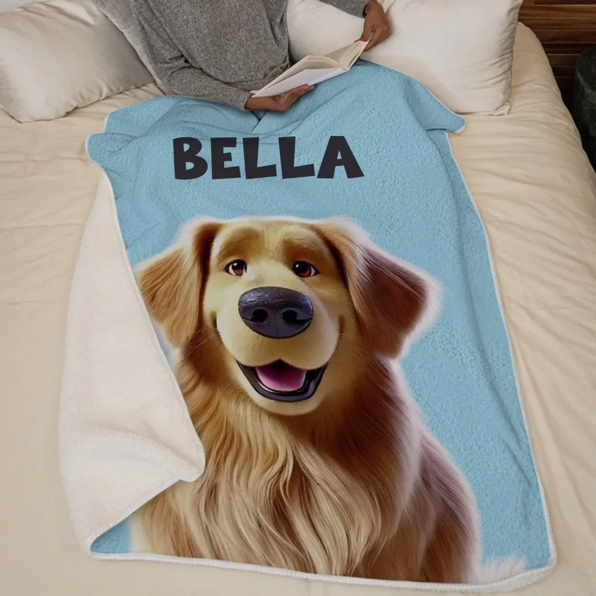 Every Peek Comes With A Wag - Dog & Cat Personalized Custom Blanket - Gift For Pet Owners, Pet Lovers - Image 5