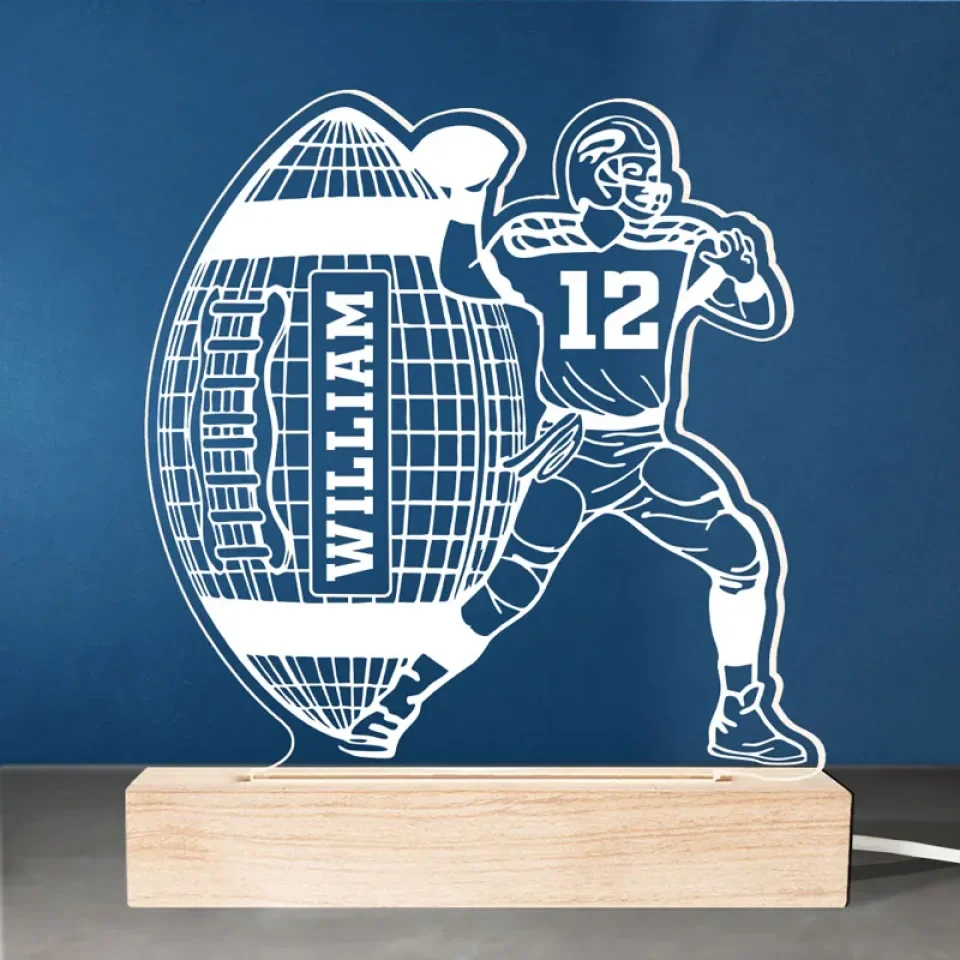 Every Play Is A Chance To Shine - Personalized Custom Shaped 3D LED Light - Gift For Sport Lovers, Sport Players - Image 3