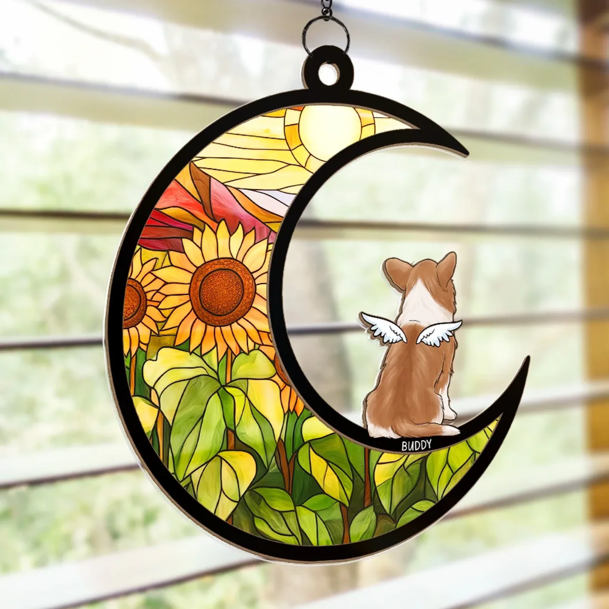 Every Woof, Wag, And Purr Will Be Missed - Memorial Personalized Window Hanging Suncatcher Ornament - Sympathy Gift For Pet Owners, Pet Lovers - Image 4