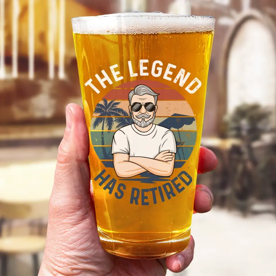 Everyday Is A Weekend - Personalized Custom Beer Glass - Appreciation, Retirement Gift For Coworkers, Work Friends, Colleagues - Image 3
