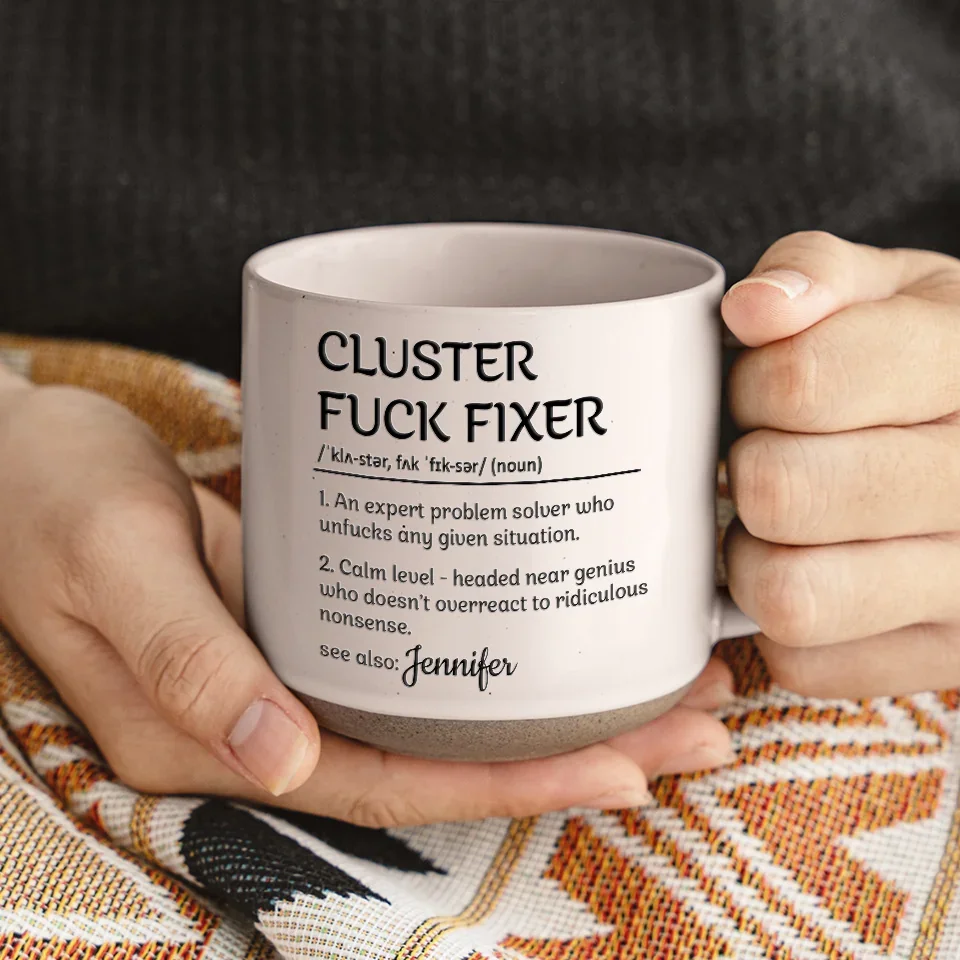 Expert Problem Solver - Coworker Personalized Custom Printed Pottery Mug - Gift For Coworkers, Work Friends, Colleagues - Image 5
