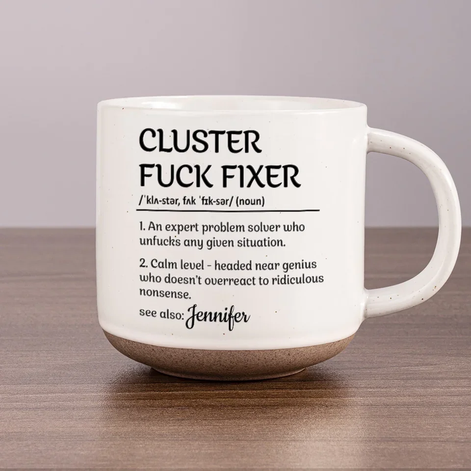 Expert Problem Solver - Coworker Personalized Custom Printed Pottery Mug - Gift For Coworkers, Work Friends, Colleagues - Image 6