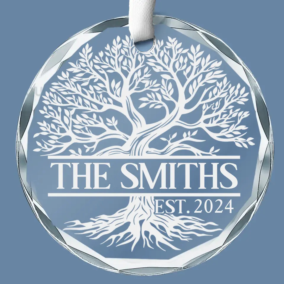 Family Is My Greatest Blessing And My Source Of Strength - Family Personalized Custom Circle Glass Ornament - Christmas Gift For Family Members - Image 2