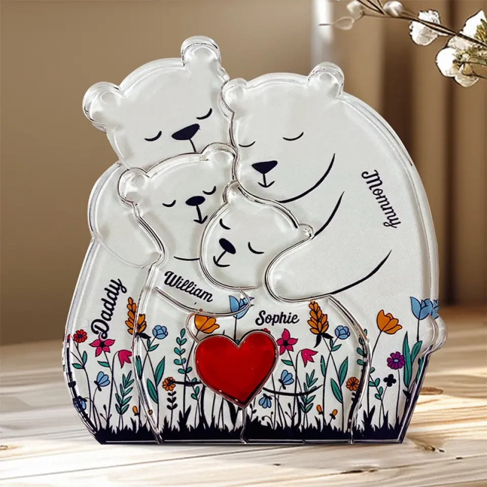 Family Is Not An Important Thing, It’s Everything - Family Personalized Custom Shaped Acrylic Art Puzzle - Acrylic Pet Carvings, Acrylic Sculpture Table Ornaments, Carved Decor - Gift For Family Members - Image 3