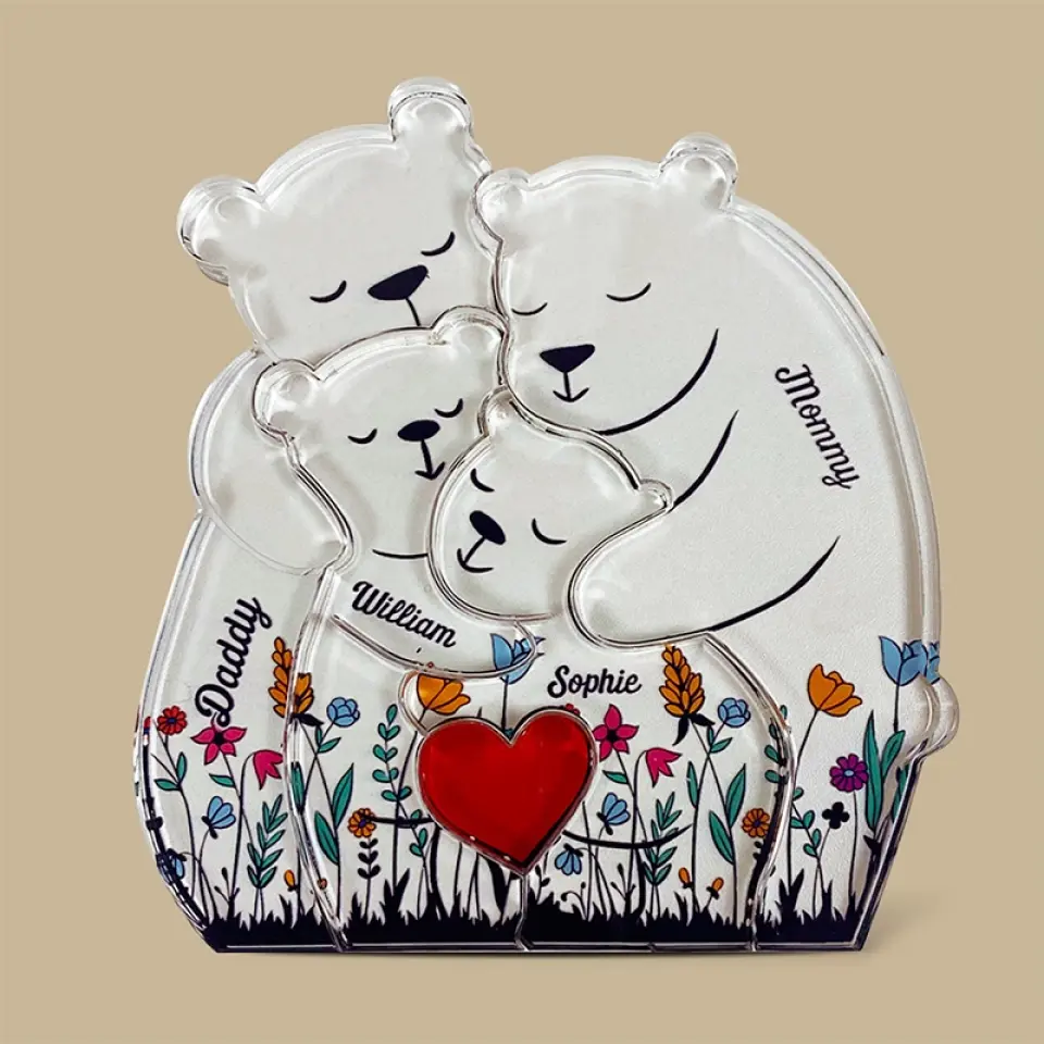 Family Is Not An Important Thing, It’s Everything - Family Personalized Custom Shaped Acrylic Art Puzzle - Acrylic Pet Carvings, Acrylic Sculpture Table Ornaments, Carved Decor - Gift For Family Members - Image 4