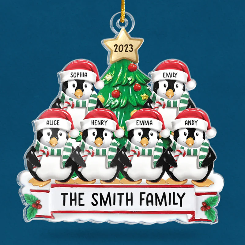 Family Is The Best Part Of Christmas - Family Personalized Custom Ornament - Acrylic Custom Shaped - Christmas Gift For Family Members - Image 3