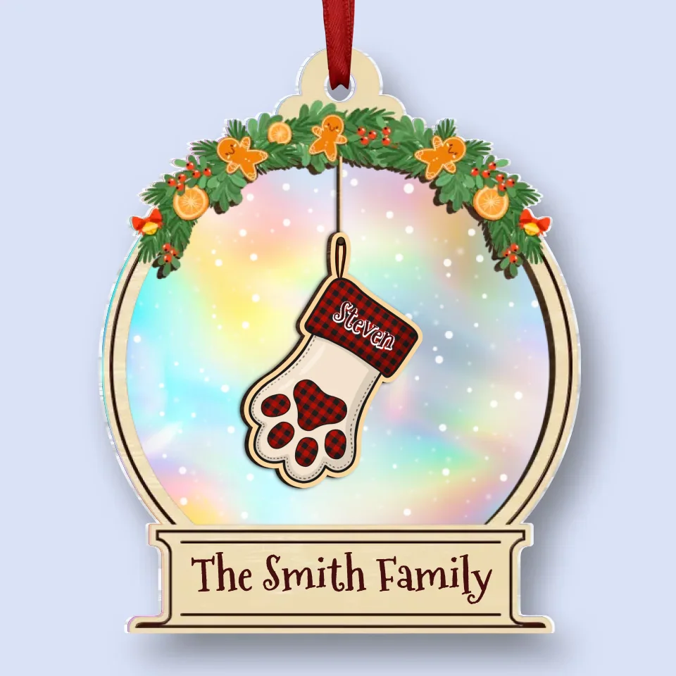 Family Is The Greatest Christmas Gift Of All - Family Personalized Custom Hologram Ornament - Christmas Gift For Family Members - Image 2